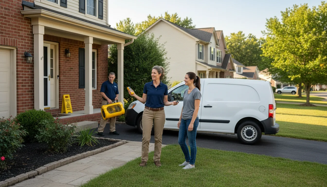 Water restoration image for Home Water Damage Repair in White House, TN